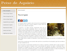 Tablet Screenshot of peixe-de-aquario.info